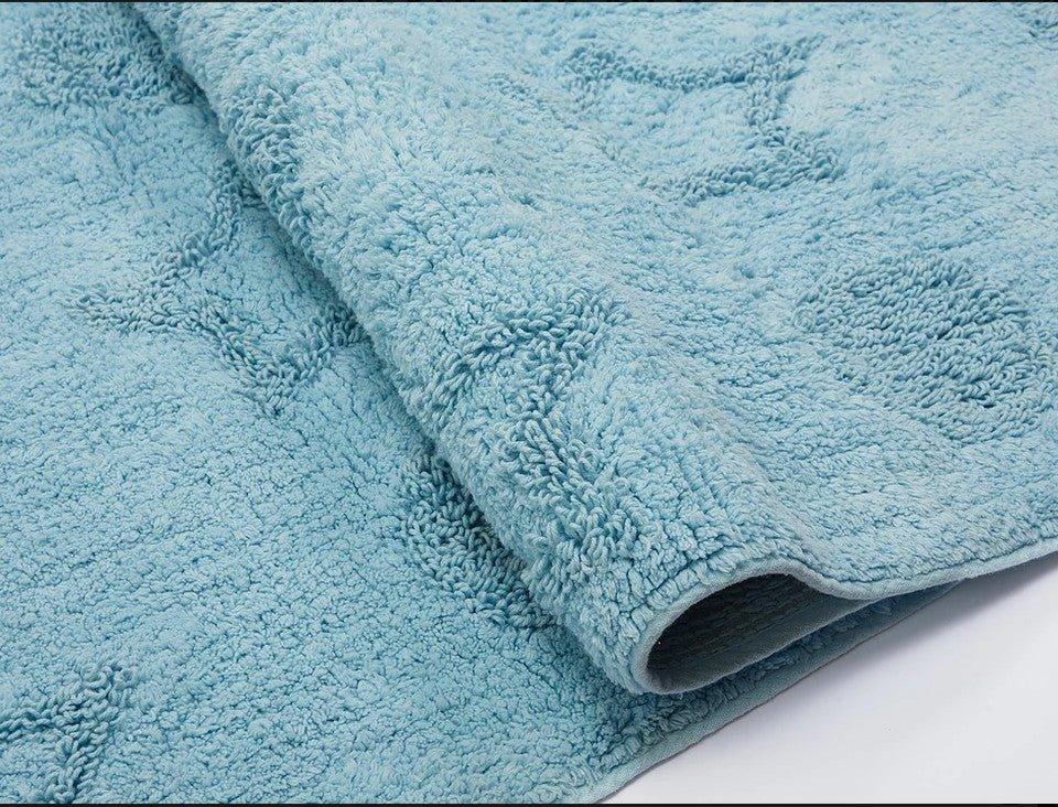 Alfombra Infantil Algodón 100% Lavable Planetas Aratextil Azul - Nanetes #